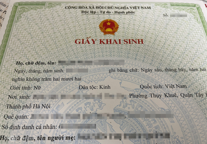 Phải đăng ký hộ khẩu cho trẻ trong 60 ngày từ khi làm khai sinh